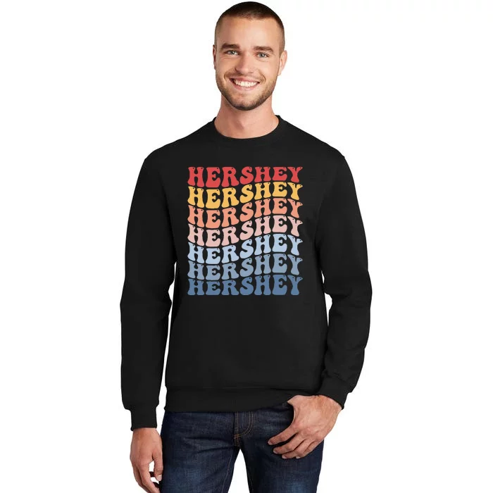 Hershey City Groovy Retro Tall Sweatshirt