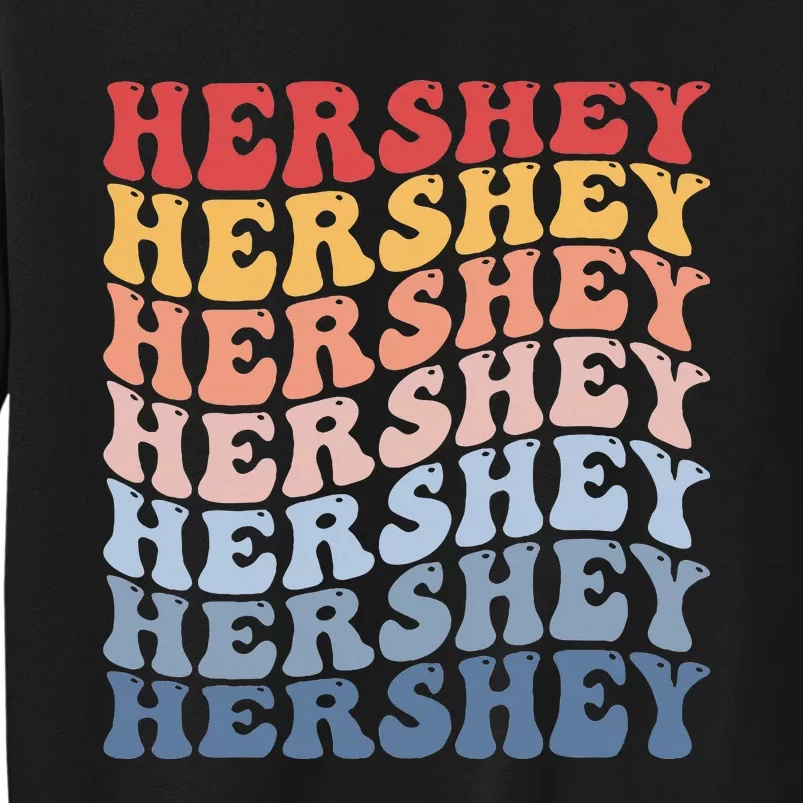 Hershey City Groovy Retro Tall Sweatshirt