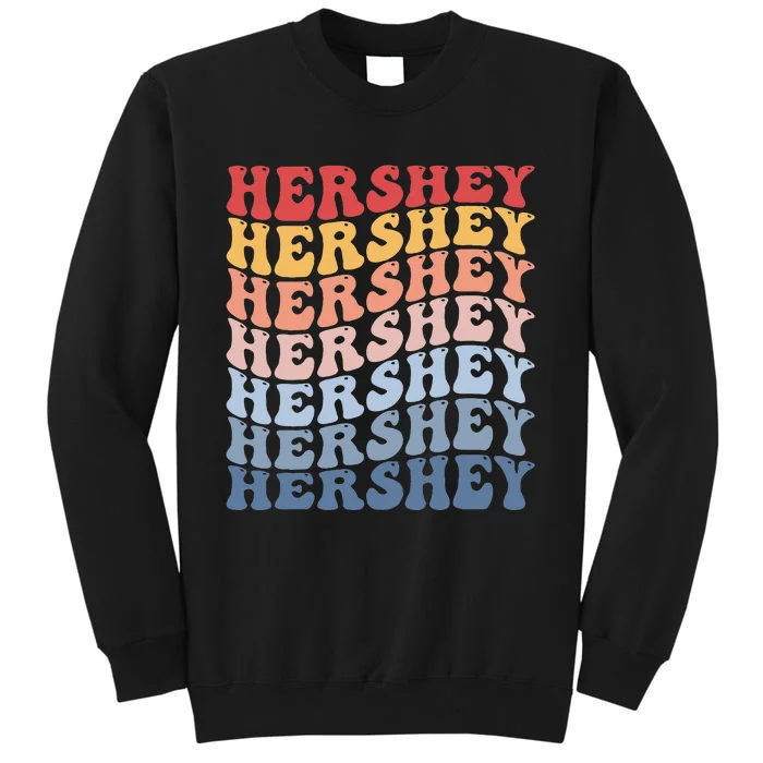 Hershey City Groovy Retro Tall Sweatshirt