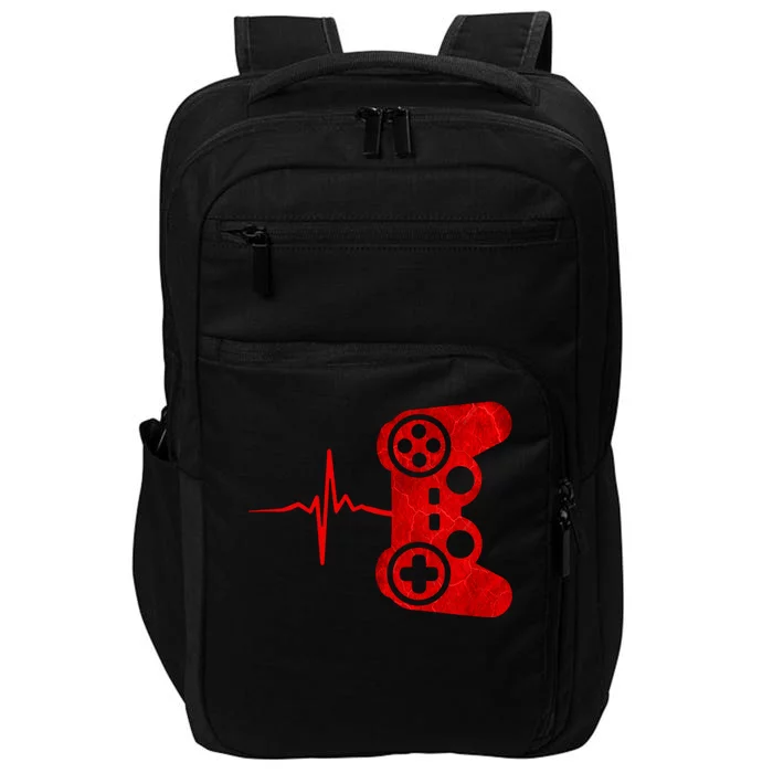 Heartbeat Controller Gamer Impact Tech Backpack