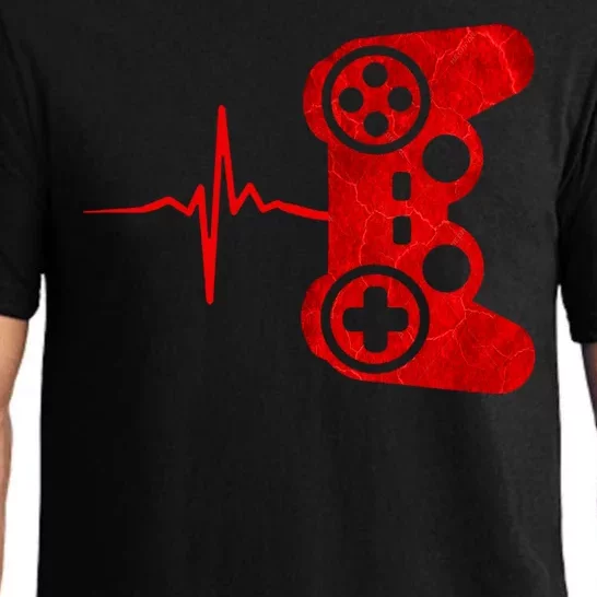 Heartbeat Controller Gamer Pajama Set