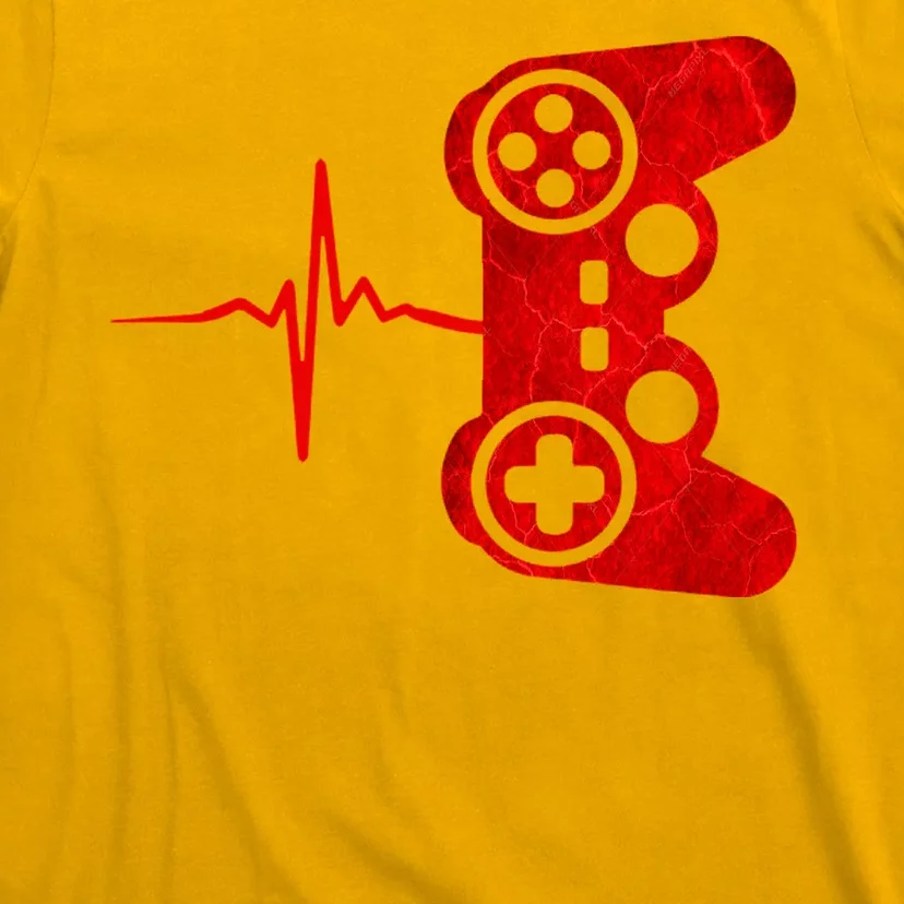 Heartbeat Controller Gamer T-Shirt