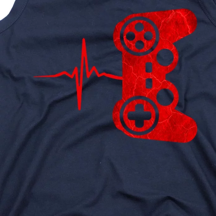 Heartbeat Controller Gamer Tank Top