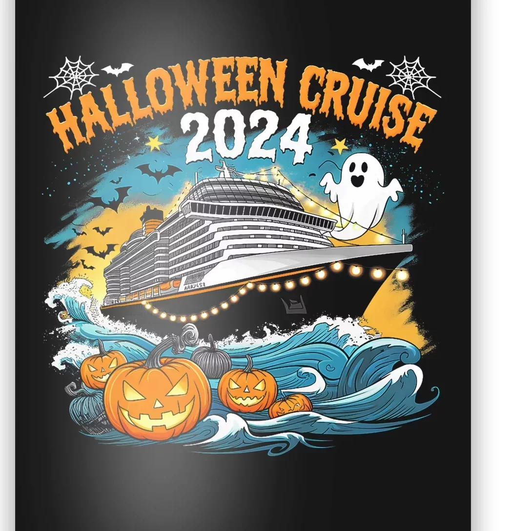 Halloween Cruise Ghost 2024 Matching Family Boo Cruise Squad Poster