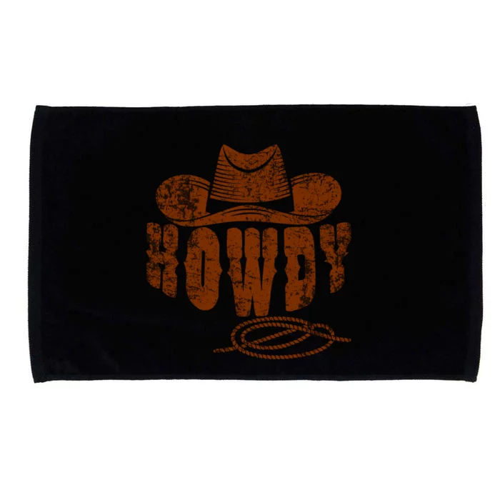 Howdy Cowboy Gift Microfiber Hand Towel