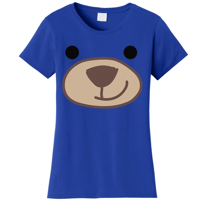 Halloween Cute Grizzly Bear Animal Costume Women's T-Shirt