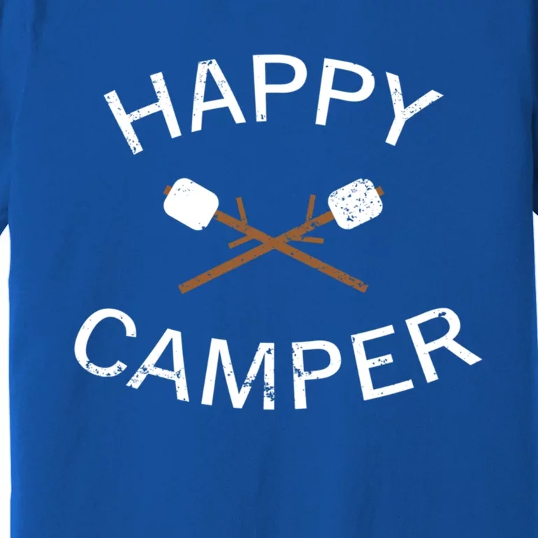 Happy Camper Gift Roasting Marshmallows Gift Premium T-Shirt