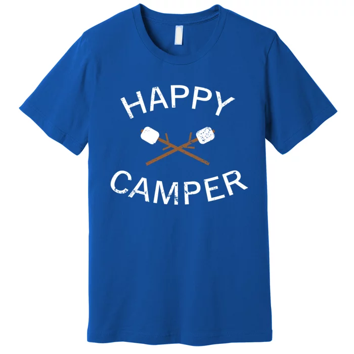 Happy Camper Gift Roasting Marshmallows Gift Premium T-Shirt