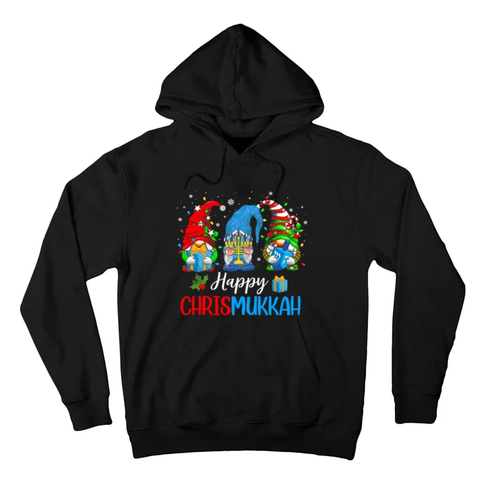 Happy Chrismukkah Gnomes Merry Christmas And Happy Hanukkah Hoodie