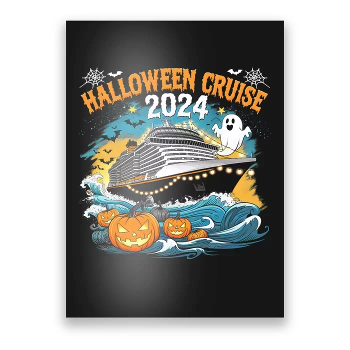 Halloween Cruise Ghost 2024 Matching Family Boo Cruise Squad Poster