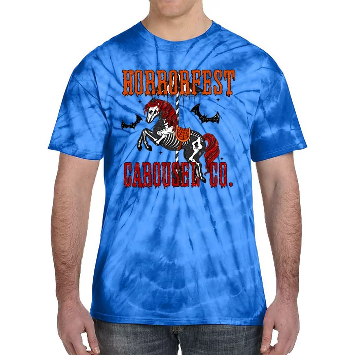 Horrorfest Carousel Gift Tie-Dye T-Shirt