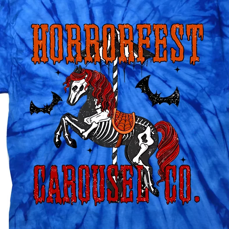 Horrorfest Carousel Gift Tie-Dye T-Shirt