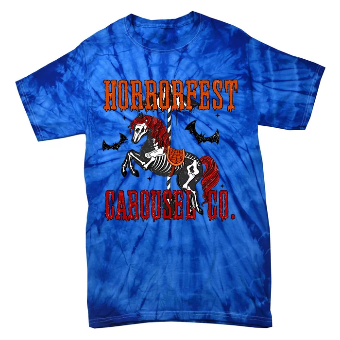 Horrorfest Carousel Gift Tie-Dye T-Shirt