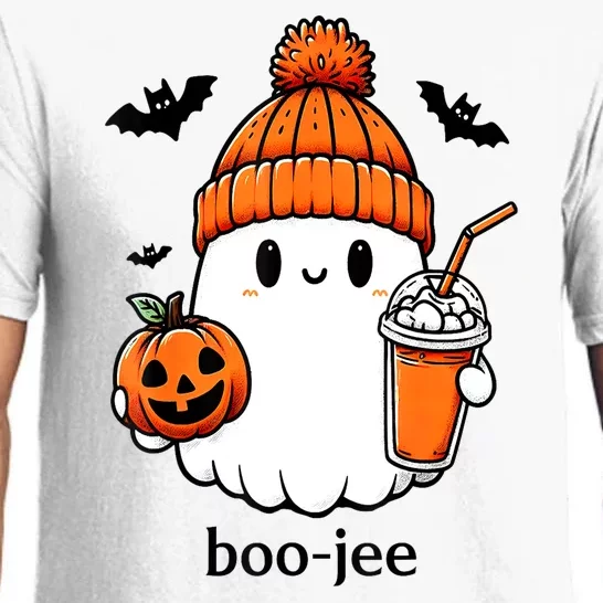 Halloween Cute Ghost Bougie Ghost Boojee Gift Pajama Set