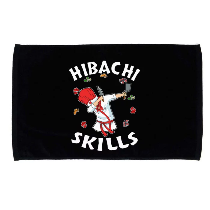 Hibachi Connoisseur Gifts Hibachi Chef Costume Hibachi Grill Microfiber Hand Towel