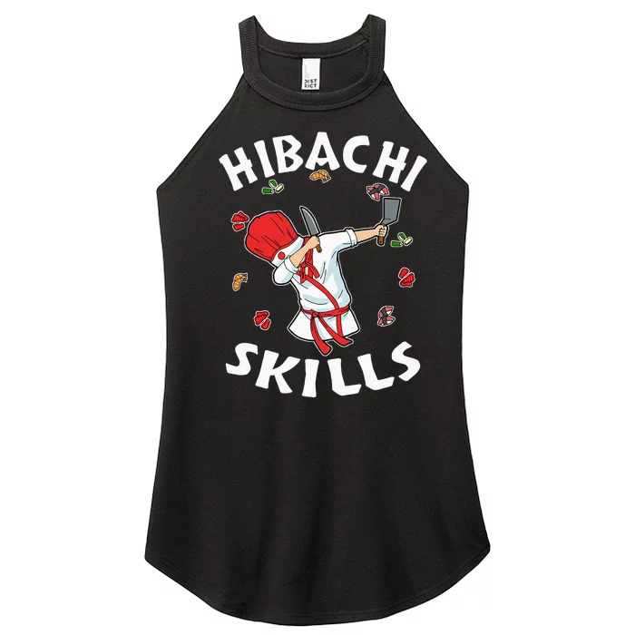 Hibachi Connoisseur Gifts Hibachi Chef Costume Hibachi Grill Women’s Perfect Tri Rocker Tank