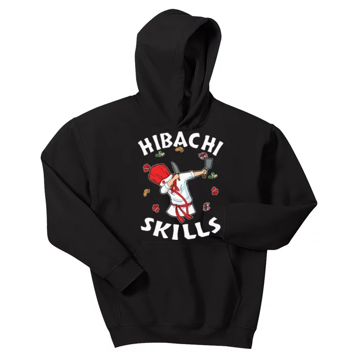 Hibachi Connoisseur Gifts Hibachi Chef Costume Hibachi Grill Kids Hoodie