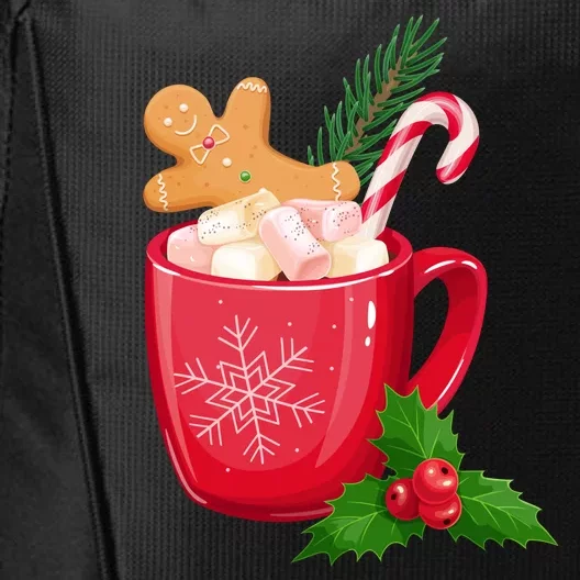 Hot Chocolate Gingerbread Christmas City Backpack