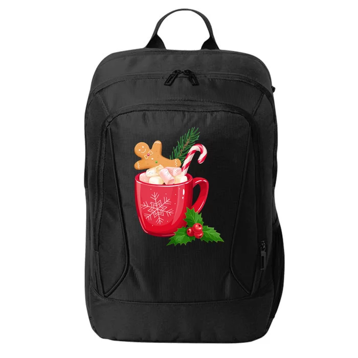 Hot Chocolate Gingerbread Christmas City Backpack