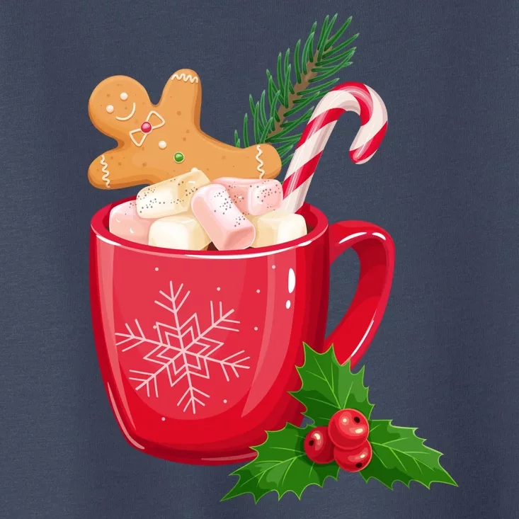 Hot Chocolate Gingerbread Christmas Toddler T-Shirt