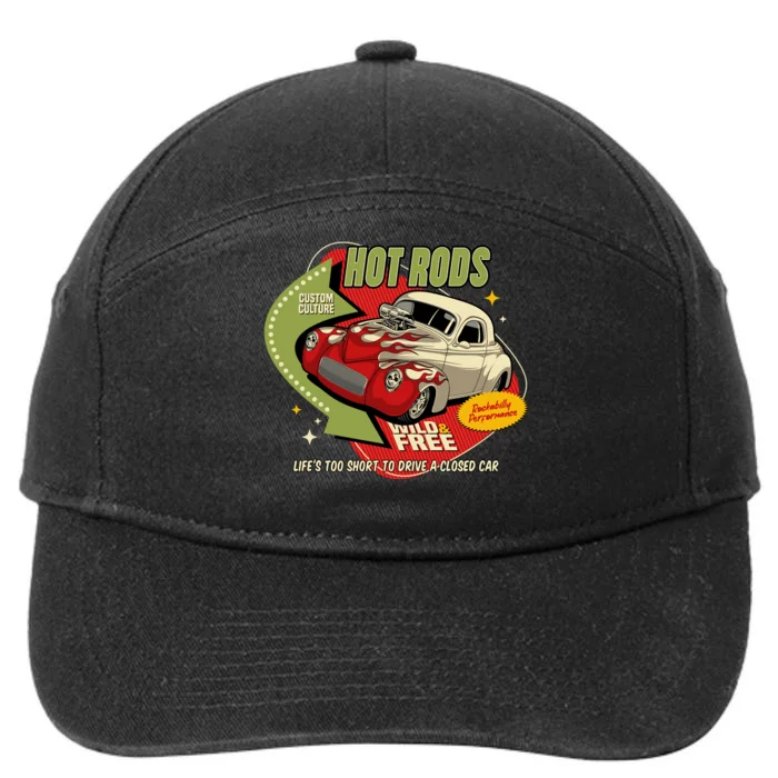 Hotrods Custom Genuine 7-Panel Snapback Hat