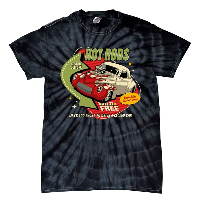 Hotrods Custom Genuine Tie-Dye T-Shirt