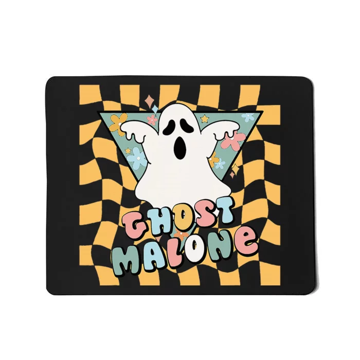 Halloween Cute Ghost Malone Parody Post Cool Hip Hop Joke Mousepad