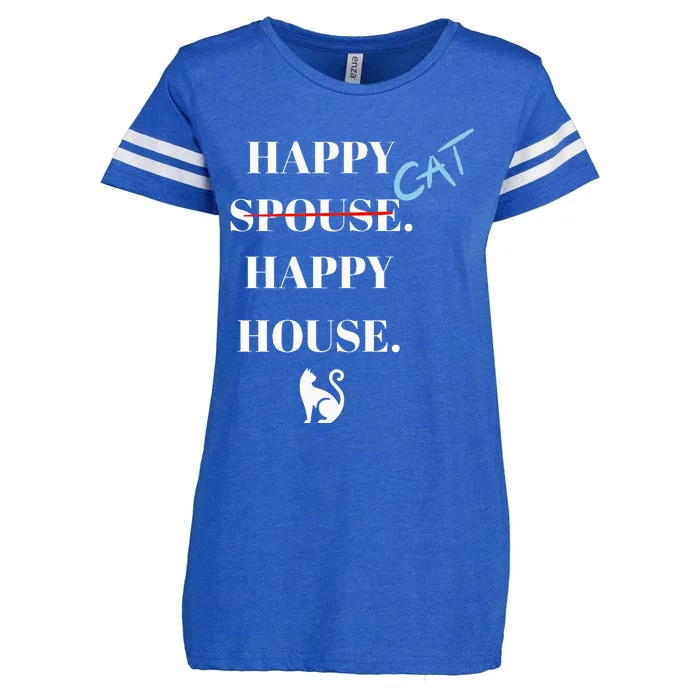 Happy Cat Happy House Enza Ladies Jersey Football T-Shirt