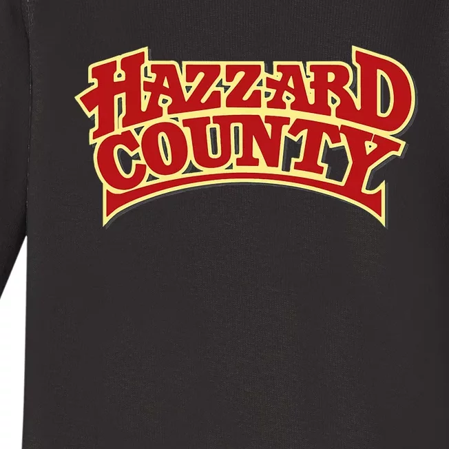 Hazzard County Baby Long Sleeve Bodysuit