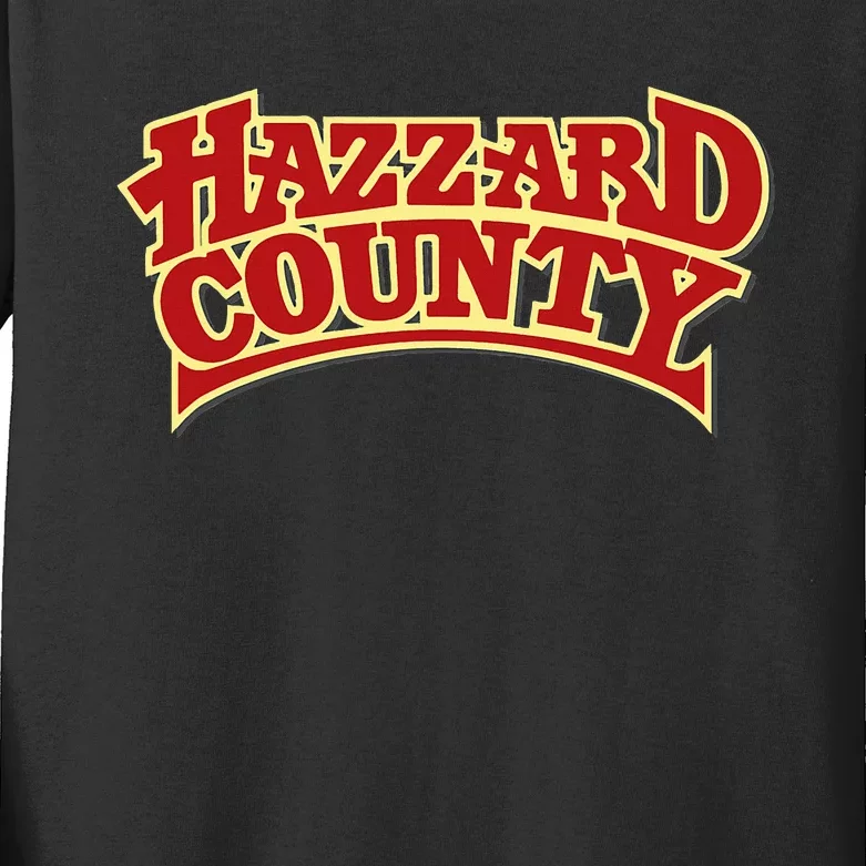 Hazzard County Kids Long Sleeve Shirt