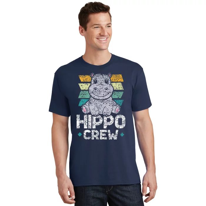 Hippo Crew Hippos Cute Saying Hippopotamus Hippo T-Shirt