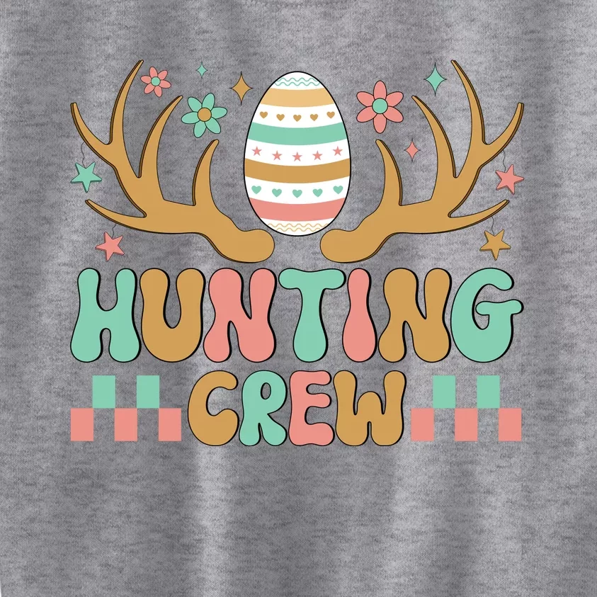 Hunting Crew Happy Easter Kids Sweatshirt