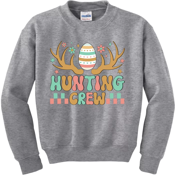 Hunting Crew Happy Easter Kids Sweatshirt