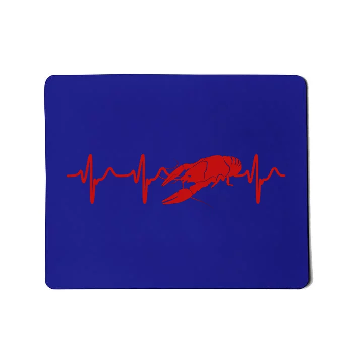 Heartbeat Crawfish Heart Frequency Boil Crew Lobster Season Meaningful Gift Mousepad