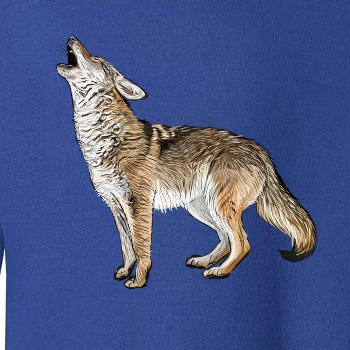 Howling Coyote Toddler Sweatshirt