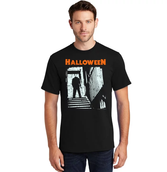 Halloween Costume, Halloween Scary Movies Horror Movie Lovers Gift Tall T-Shirt