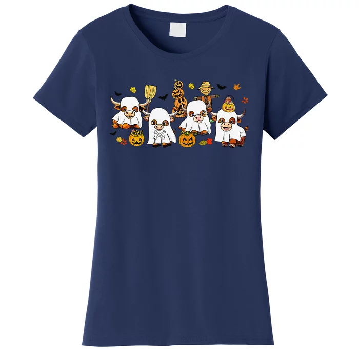 Highland Cow Halloween Women's T-Shirt