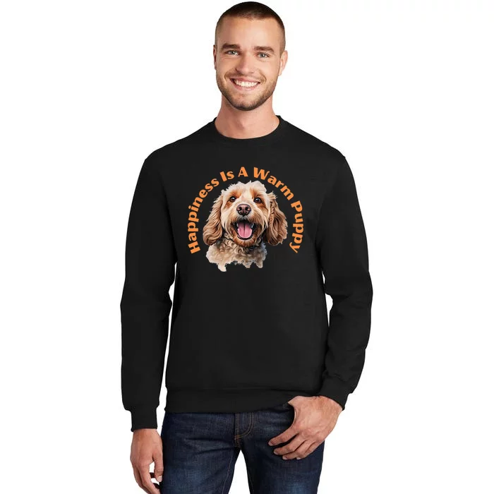 Happy Cockapoo Tall Sweatshirt