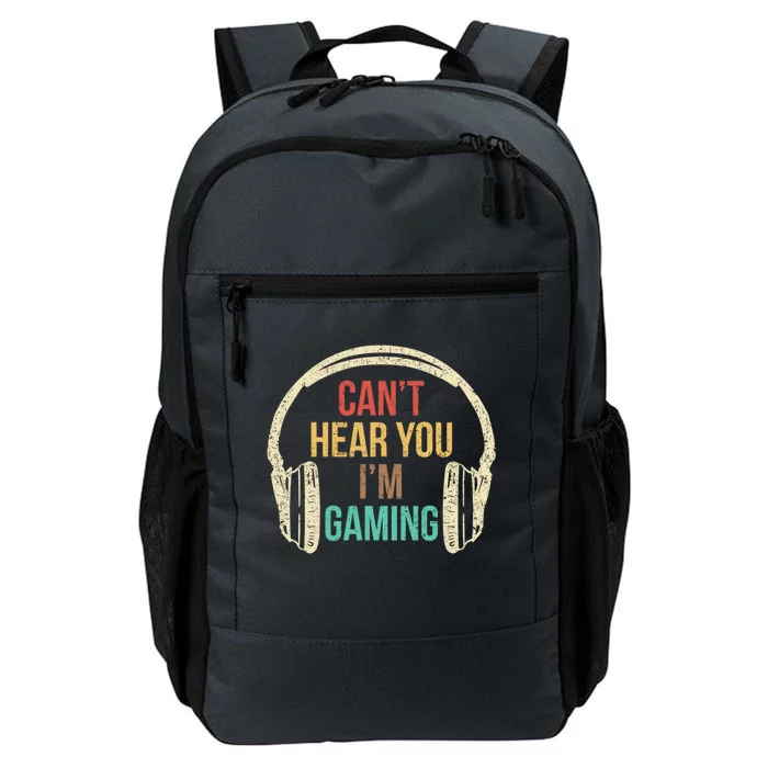 Headset Can't Hear You I'm Gaming Vintage Gift Daily Commute Backpack