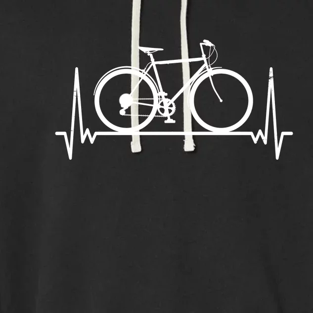 Heartbeat Cycling Garment-Dyed Fleece Hoodie