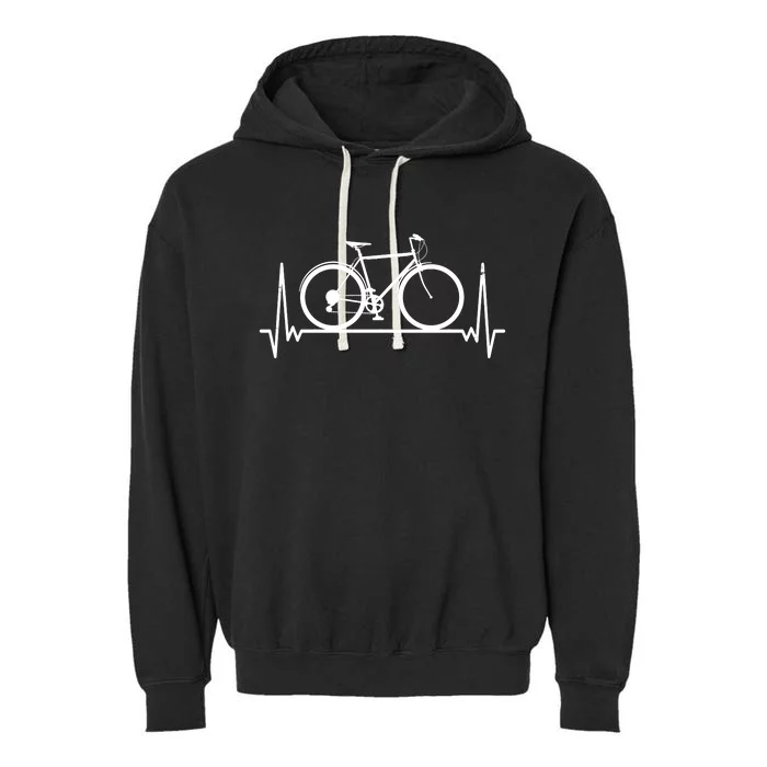 Heartbeat Cycling Garment-Dyed Fleece Hoodie