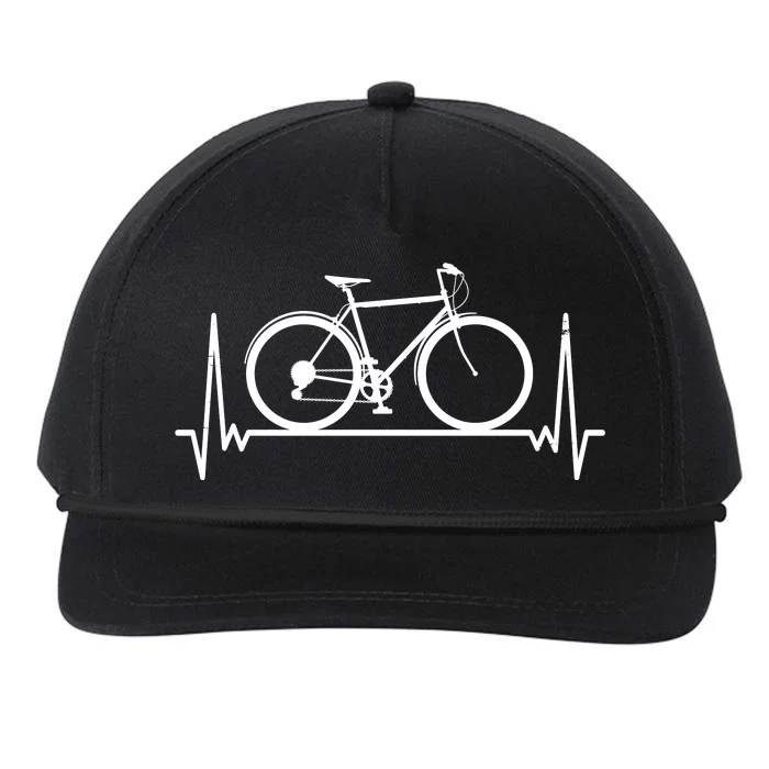 Heartbeat Cycling Snapback Five-Panel Rope Hat