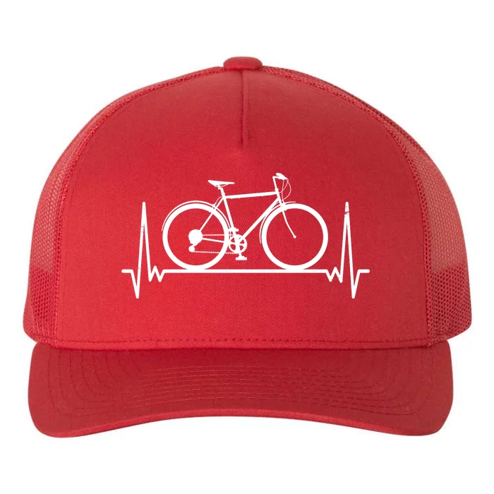 Heartbeat Cycling Yupoong Adult 5-Panel Trucker Hat