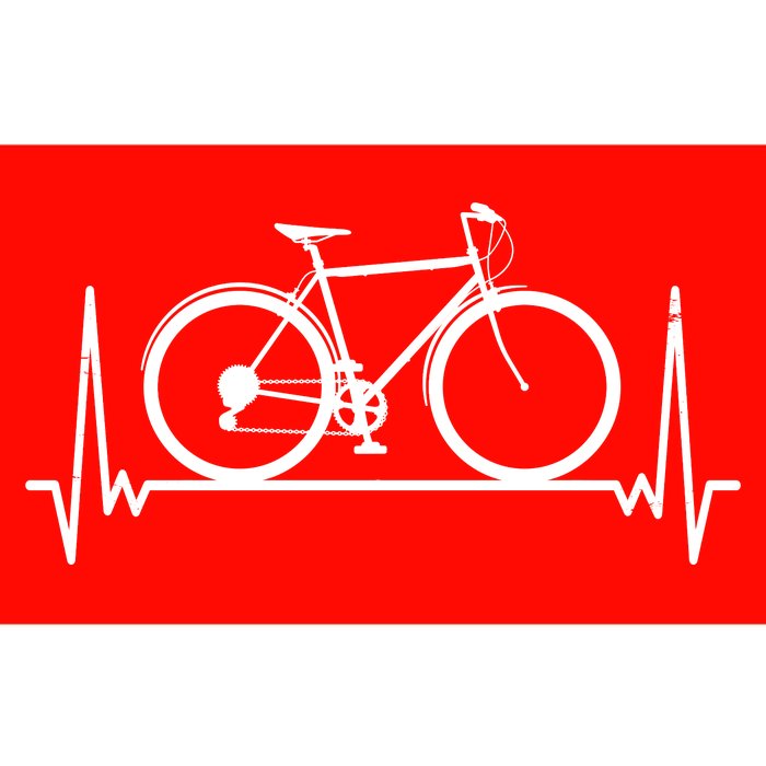 Heartbeat Cycling Bumper Sticker