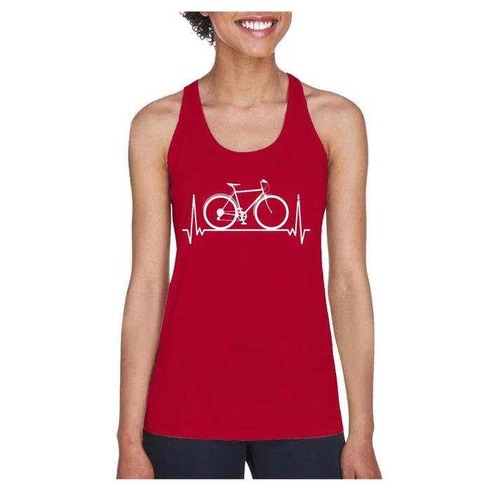 Heartbeat Cycling Women's Racerback Tank