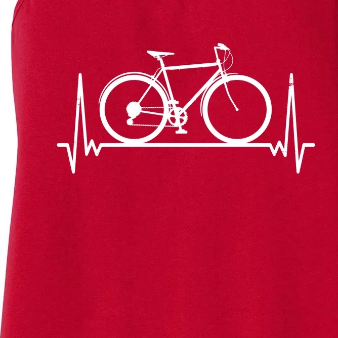 Heartbeat Cycling Women's Racerback Tank