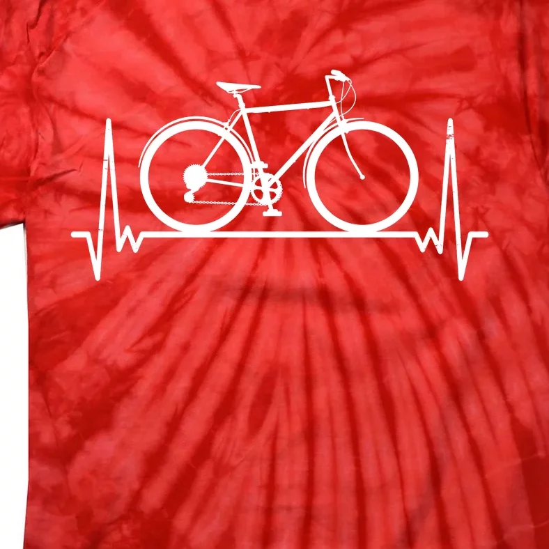 Heartbeat Cycling Tie-Dye T-Shirt