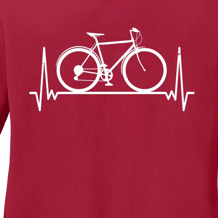 Heartbeat Cycling Ladies Long Sleeve Shirt