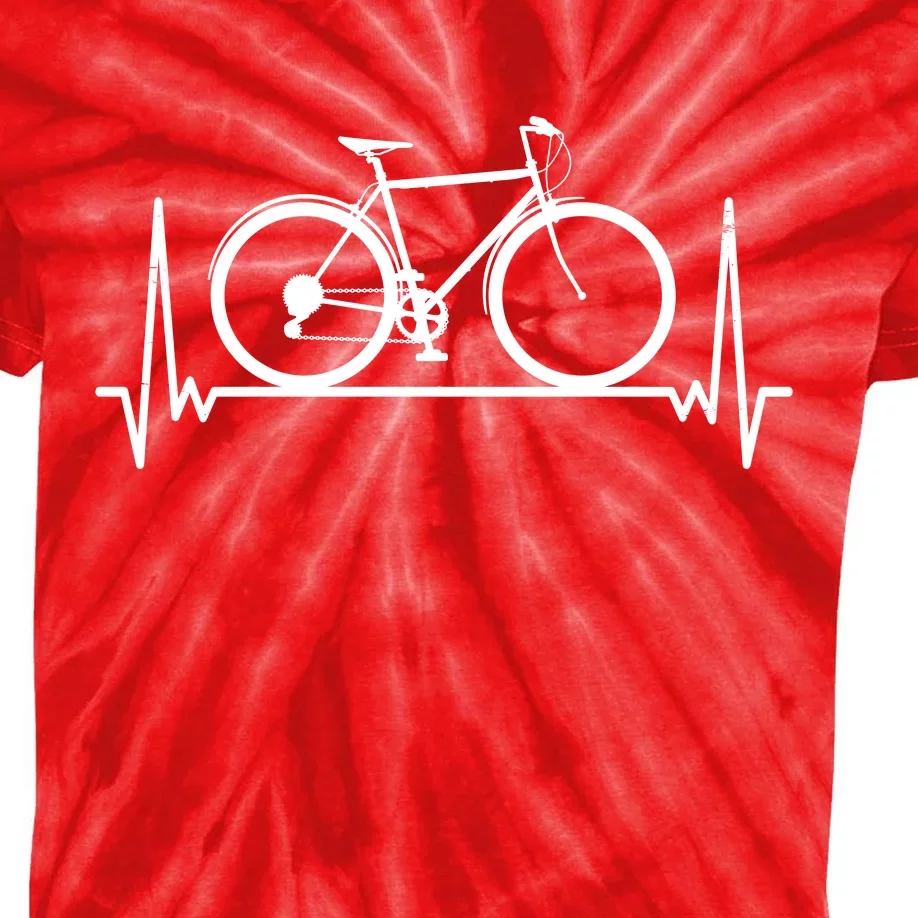 Heartbeat Cycling Kids Tie-Dye T-Shirt