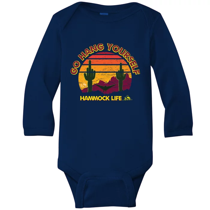 Hammock Camping Hang Yourself Hammock Life Camping Gift Baby Long Sleeve Bodysuit